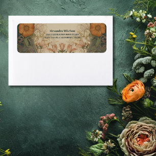 Étiquette Jardin enchanté Fête des mariées Art nouveau