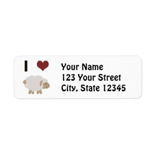 Étiquette Je coeur (amour) Ewe (toi)