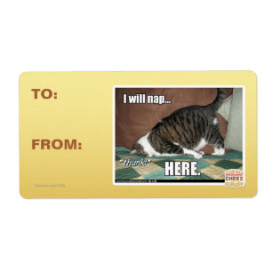 Étiquette Je vais faire la sieste ici