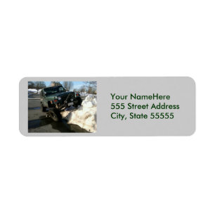 Étiquette Jeep Address2 de retour