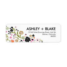 Joli Bouquet Mariage Adresse de retour Label