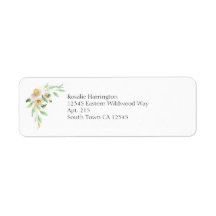 Jolie miel Daisy Aquarelle Florale