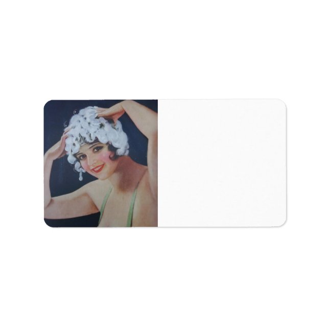 Étiquette Jour du shampooing (Devant)