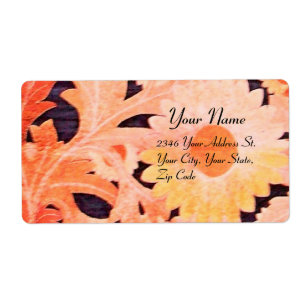 Étiquette JOUR, noir brun rouge