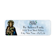 Joy To The World Return Address Label