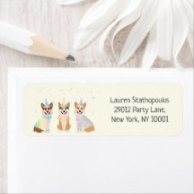 Joyeux Anniversaire Pembroke Welsh Corgi Chiens