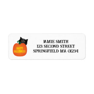 Étiquette Joyeux Halloween