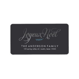 Étiquette Joyeux Noel Français Noël