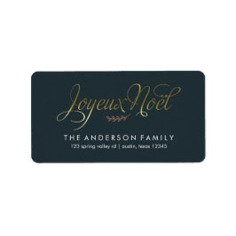 Étiquette Joyeux Noel Français Noël