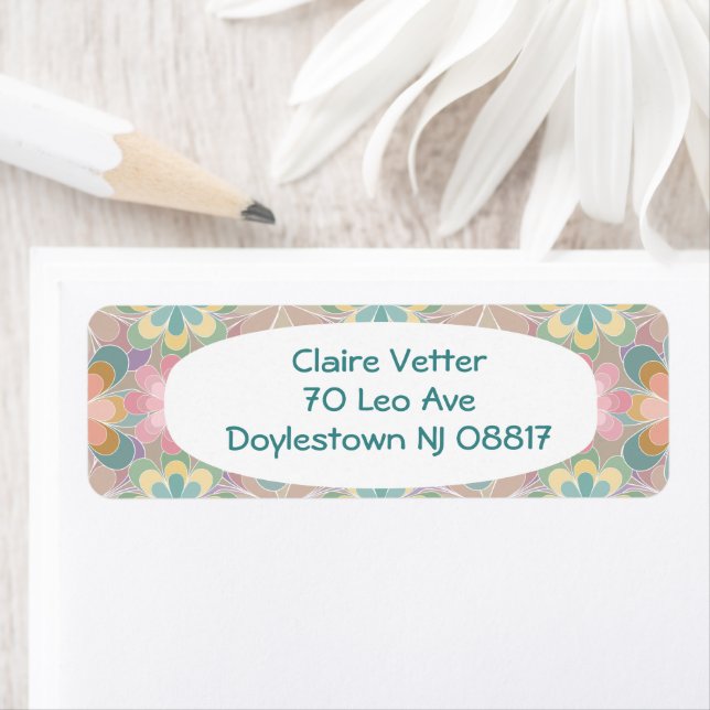 Étiquette Kaleidoscope (En situation)