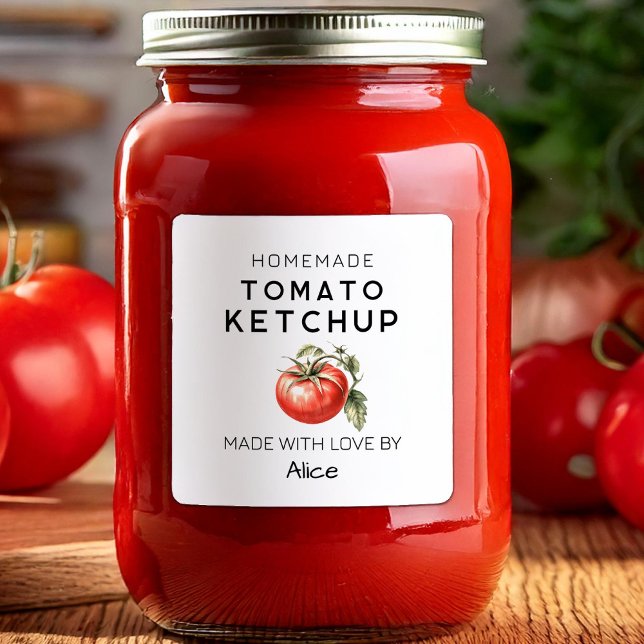 Étiquette Ketchup tomate maison (Créateur téléchargé)