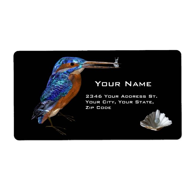 ÉTIQUETTE KINGFISHER (Devant)