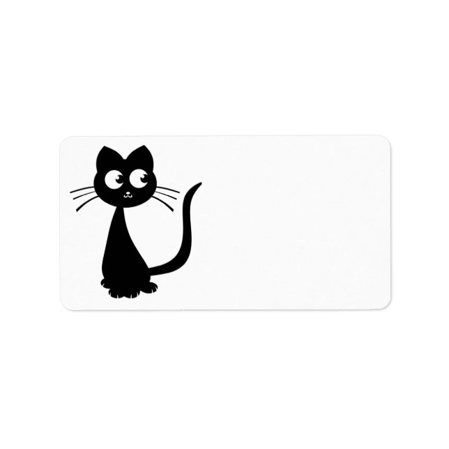 Étiquette Kitty Kuro (Devant)