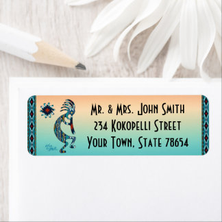 Étiquette Kokopelli Sud-Ouest