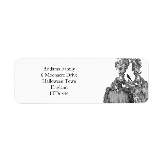 Étiquette La balle d'Halloween (Devant)