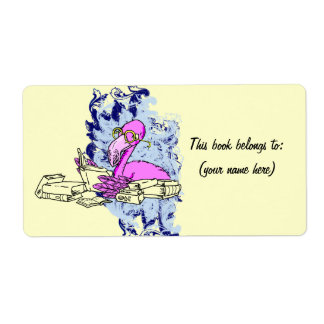 Étiquette La bibliothèque Réutilisable 12, carré 2