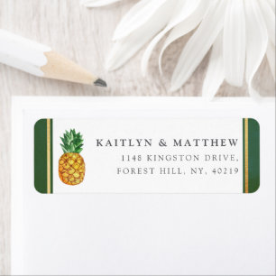 Étiquette La collection de Mariages d'ananas tropicaux