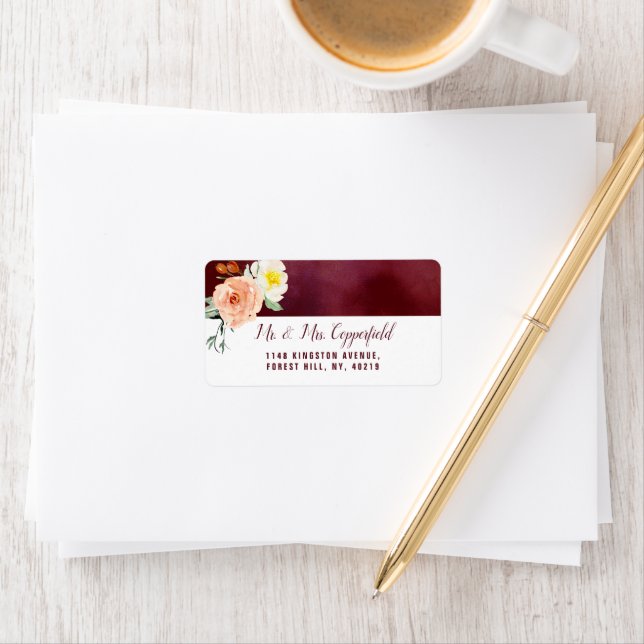 Étiquette La Collection Mariage Romance In Bloom (En situation)