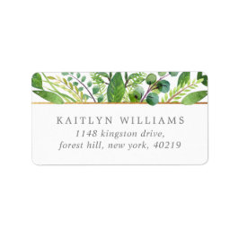 Étiquette La Collection Mariage Verdure & Or