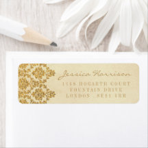 La collection Vintage Glam Gold Mariage damassé