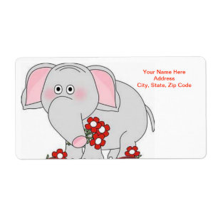 Étiquette La Saint-Valentin marque l'éléphant