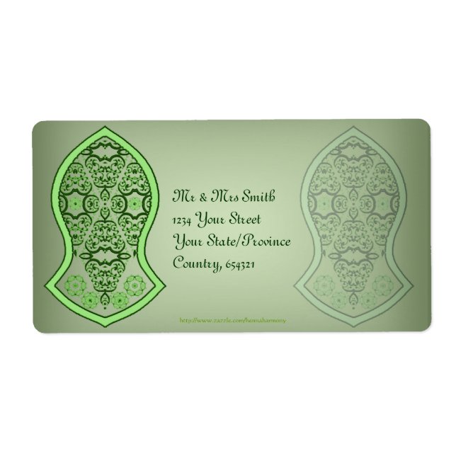 Étiquette La Sandale Du Prophète (Vert) (Devant)