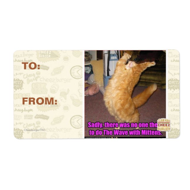 Étiquette La vague (Devant)