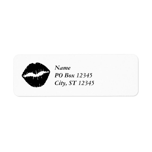 Étiquette Label Baiser Gothique (Devant)