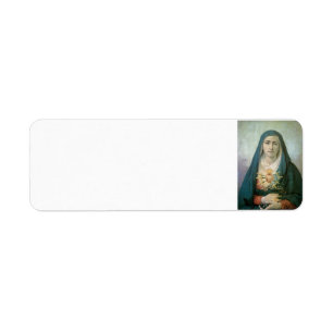 Étiquette Label d'adresse Notre Dame de Quito