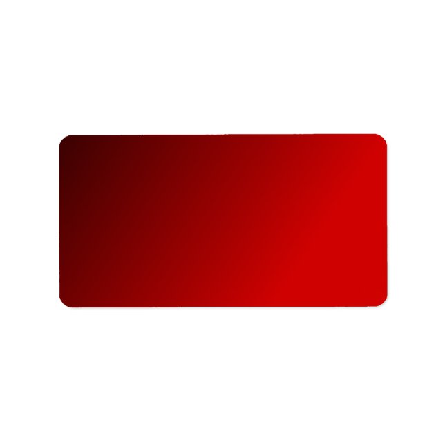 Étiquette Lable rouge dégradé (Devant)