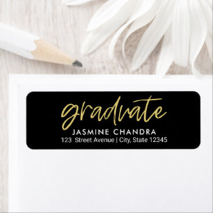 Étiquette Laboratoire d'adresse de graduation couleur modifi