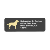 Laboratoire de silhouette de chien de trieur du La