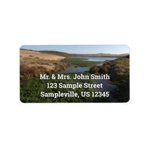 Étiquette Lagune d'Abbotts I à Point Reyes National Seashore