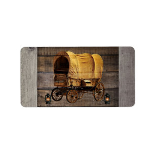 Étiquette Lampes à huile de charbon Wagon couvertes Western