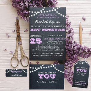 Étiquette Lampes de tableau noir Lilac Personnalisé
