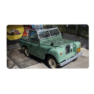 Étiquette Land Rover Series II SWB