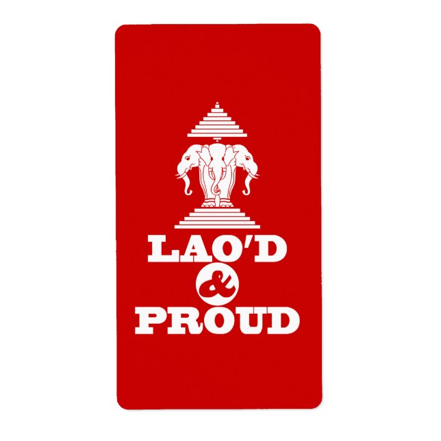 ÉTIQUETTE LAO'D ET FIER (Devant)
