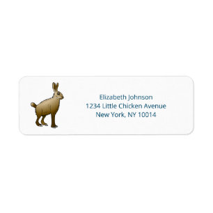 Étiquette Lapin de Pâques