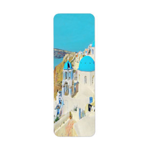 Étiquette ldp SANTORINI - vue -