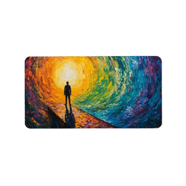 Étiquette Le bord de la dimension (Devant)