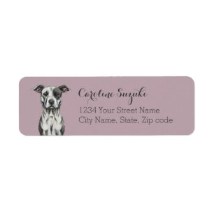 Étiquette Le brun a repéré l'adresse mignonne de Terrier d