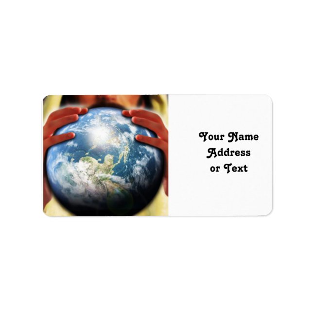 Étiquette Le monde entier dans ses mains (Devant)