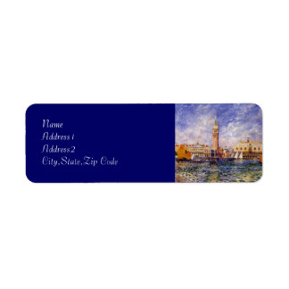 Étiquette Le Palais des Doges de Renoir