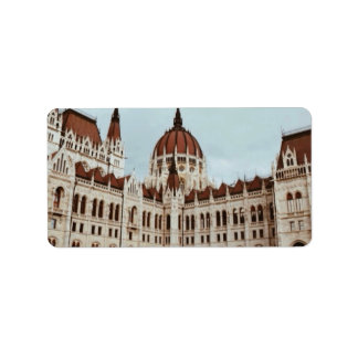Étiquette Le Parlement hongrois, Budapest, Hongrie