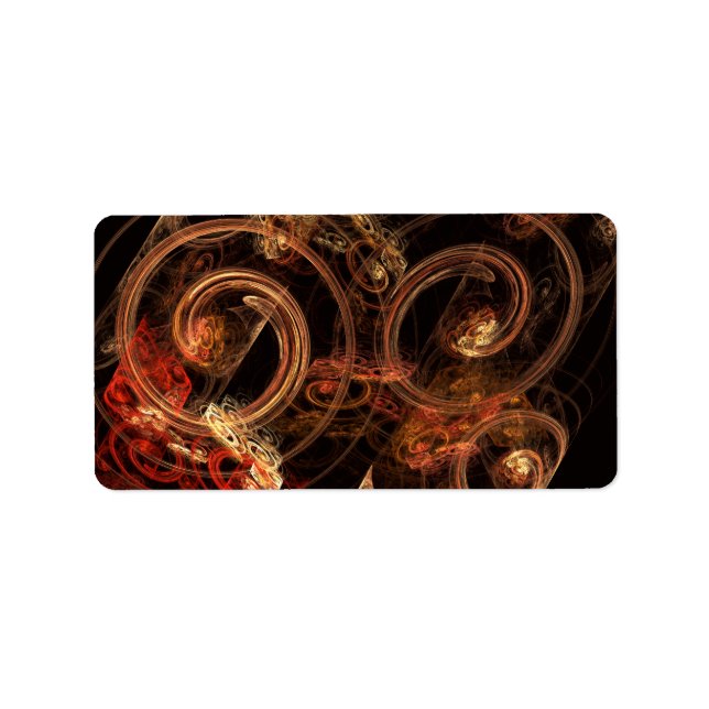 Étiquette Le son de la musique Art Abstrait (Devant)