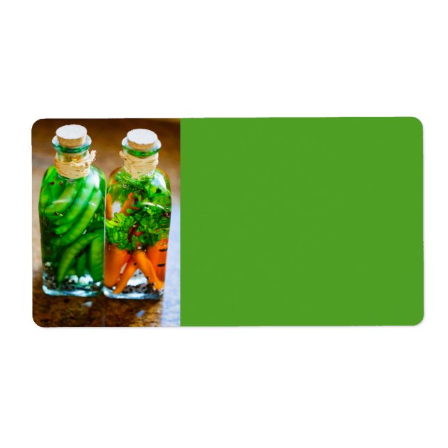 Étiquette Légumes conservés (Devant)