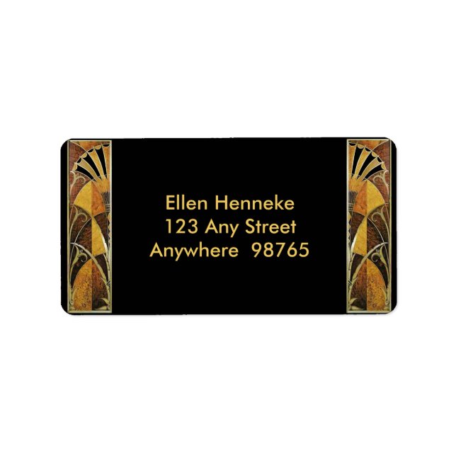 Étiquette Les années 20 (Devant)