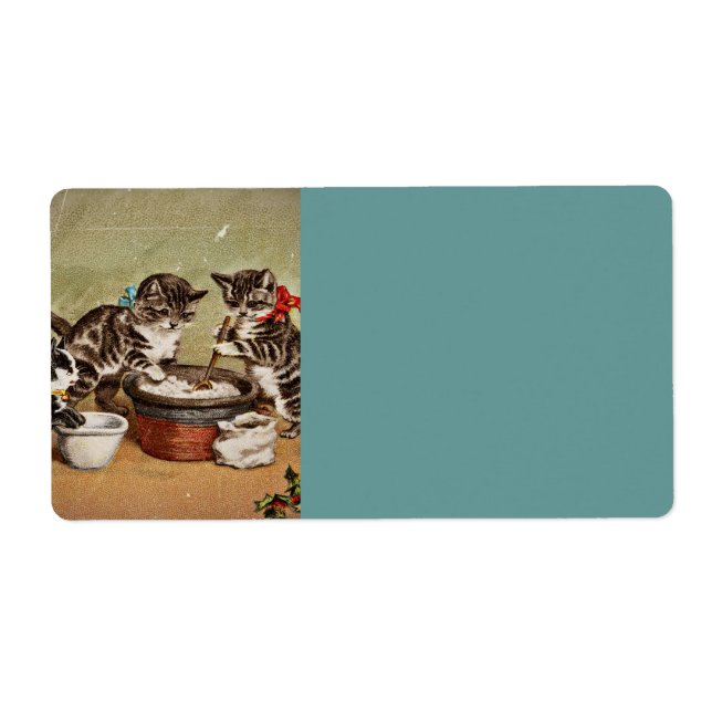 Étiquette Les chatons font du pudding (Devant)