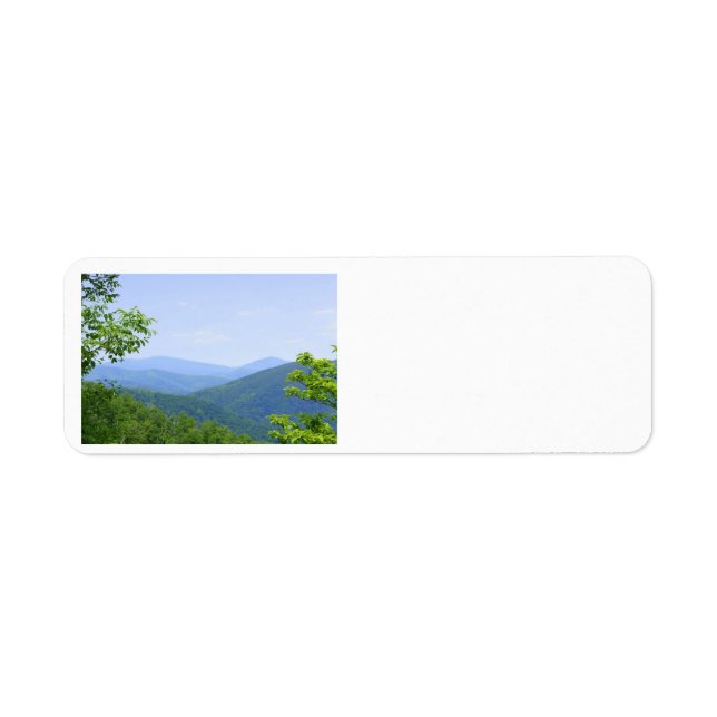 Étiquette Les montagnes de Shenandoah (Devant)