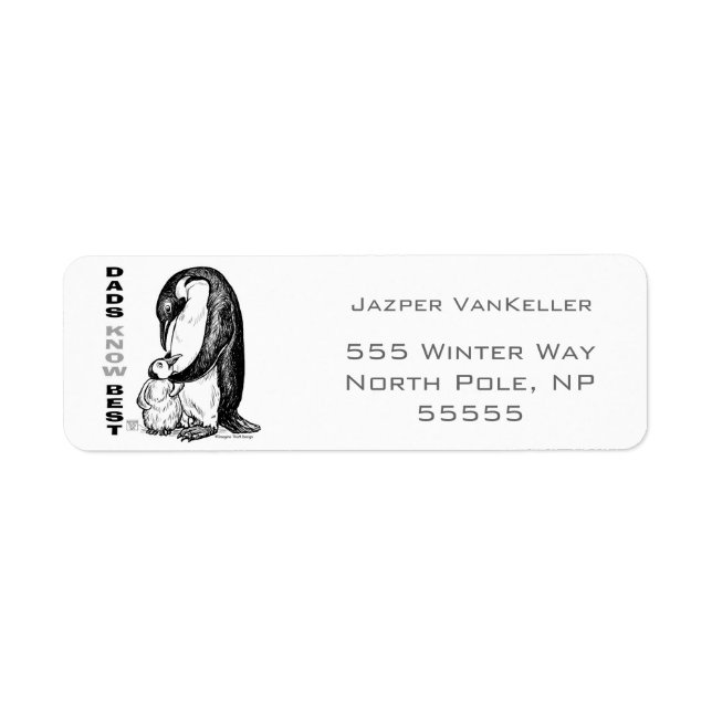 Étiquette Les papas connaissent mieux (Devant)